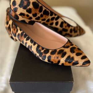 Beautiful JCrew leopard flats NIB